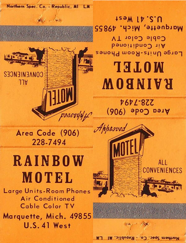 Rainbow Motel - Matchbook (newer photo)